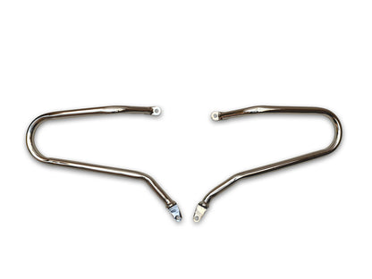 For Royal Enfield Bear 650 Pannier Mounting Rails Pair Chrome