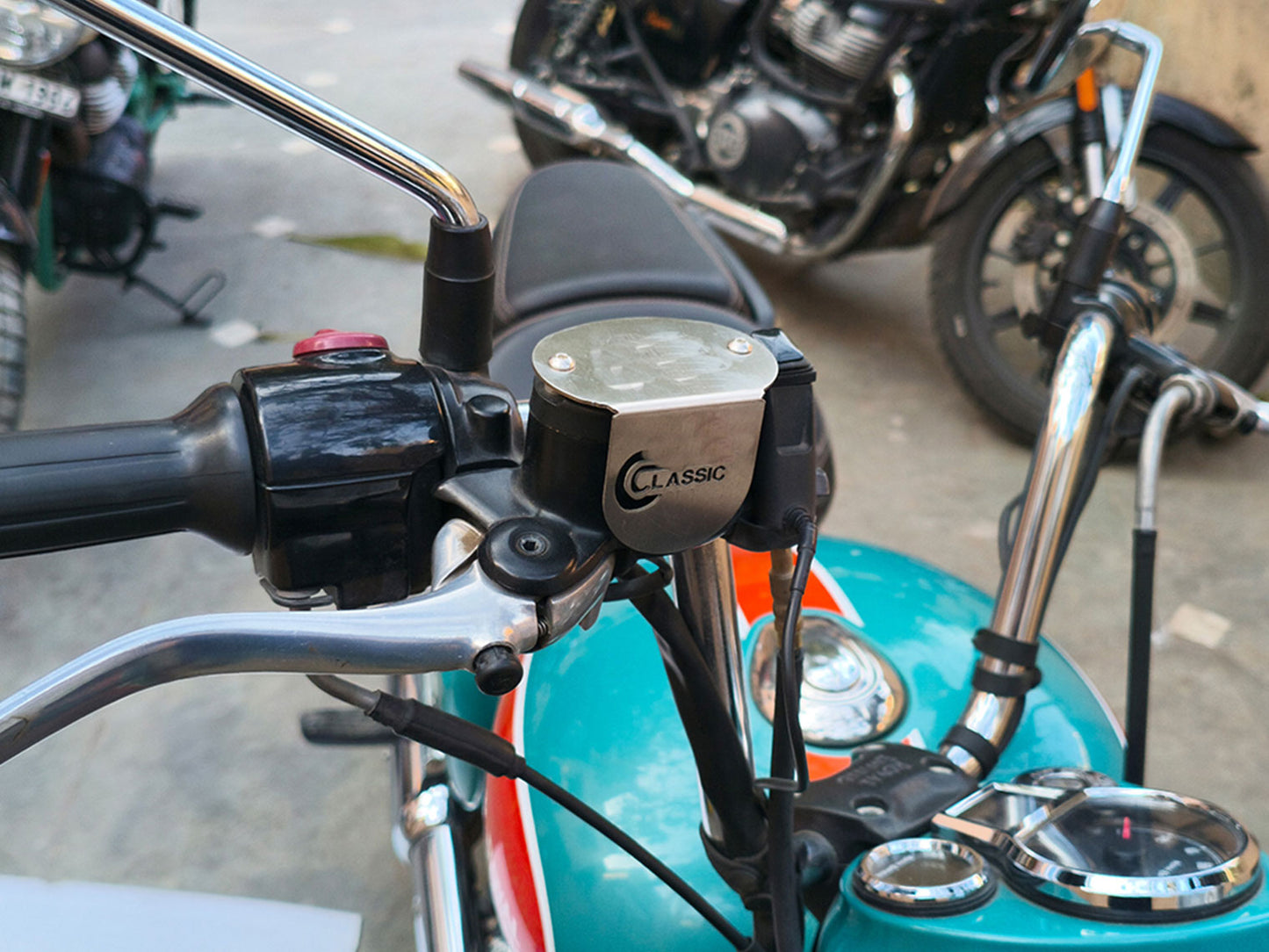 For Royal Enfield Goan Classic 350 Reservoir Cap Guard