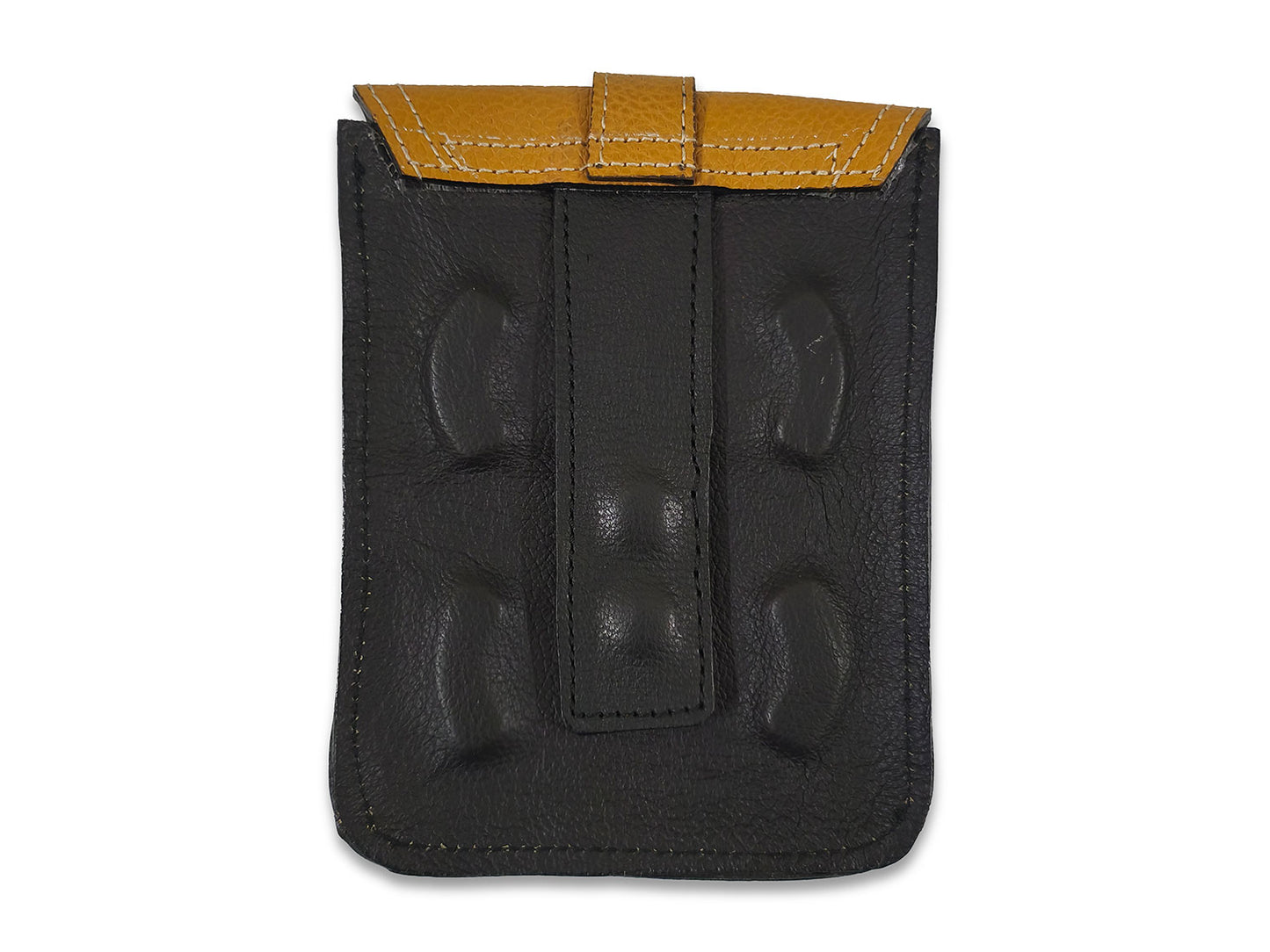 For Royal Enfield Bullet & Goan Classic 350 Magnetic Tank Pouch Yellow & Black