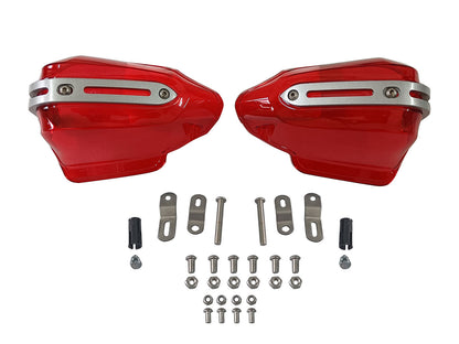 For Royal Enfield Goan Classic 350 Tinted Red Color Hand Guard Kit