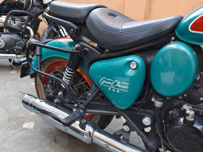 For Royal Enfield Goan Classic 350 Pannier Mounting Rails Black