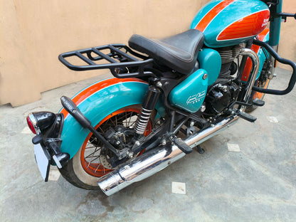 For Royal Enfield Goan Classic 350 Rear Solo Luggage Rack Black
