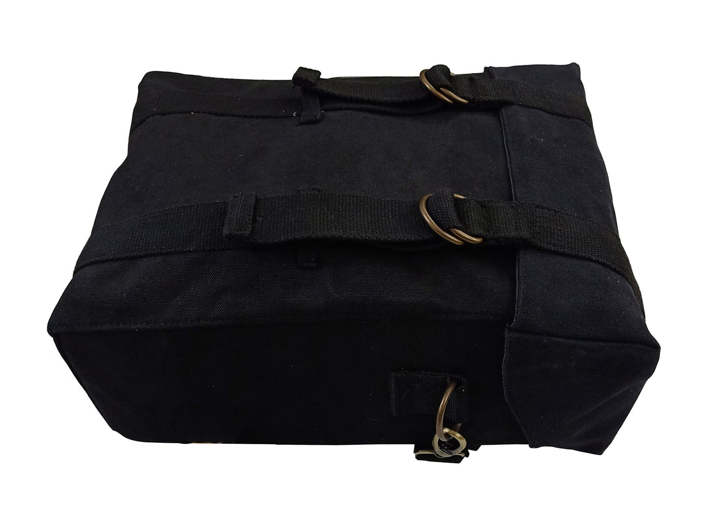 For Royal Enfield Goan Classic 350 Military Pannier Bags Black Color & Mounting