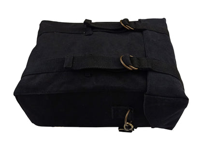 For Royal Enfield Goan Classic 350 Military Pannier Bags Black Color & Mounting
