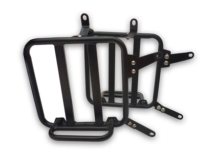 For Royal Enfield Goan Classic 350 Leather Pannier Bags With Mounting D1