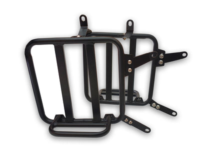 For Royal Enfield Goan Classic 350 Leather Pannier Bags With Mounting D4