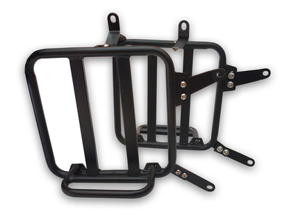 For Royal Enfield Goan Classic 350 Leather Pannier Bags With Mounting D5