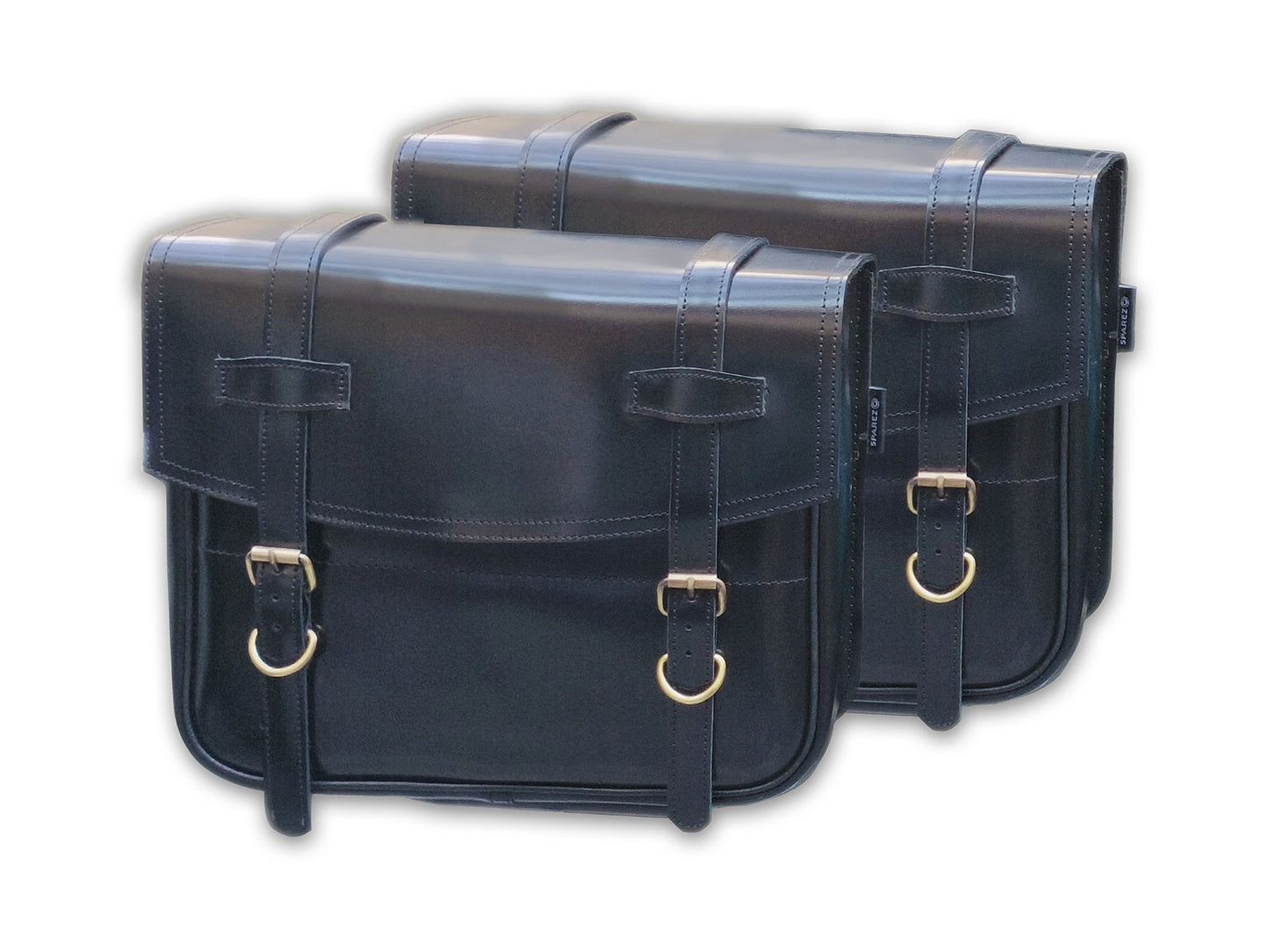 For Royal Enfield Goan Classic 350 Leather Pannier Bags With Mounting D9