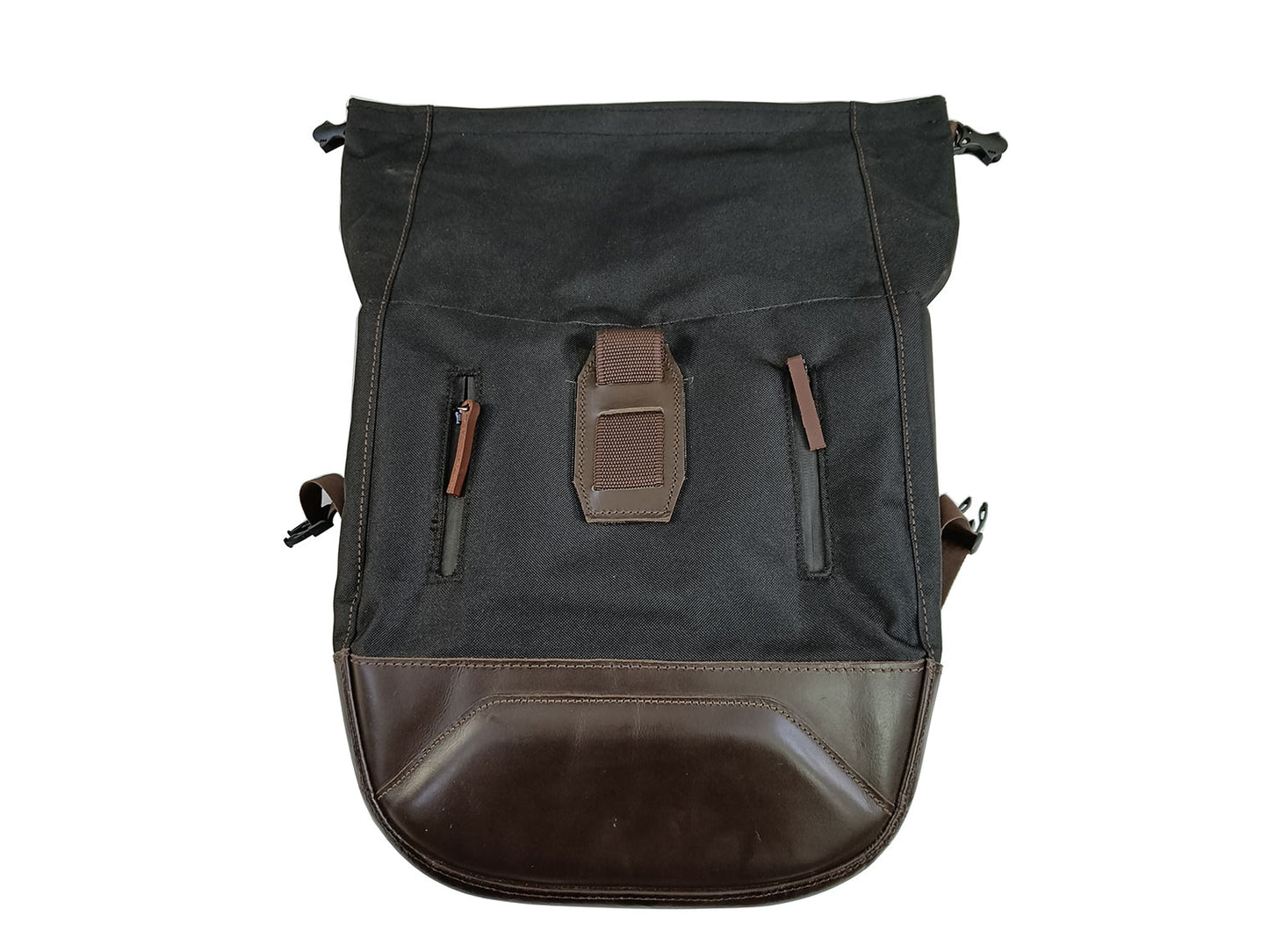 For Royal Enfield Goan Classic 350 Leather & Canvas Pannier Bags & Mounting D18