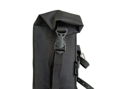 For Royal Enfield Goan Classic 350 Leather & Canvas Pannier Bags & Mounting D18