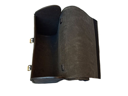 For Royal Enfield Goan Classic 350 Genuine Leather Pannier Bags & Mounting D19