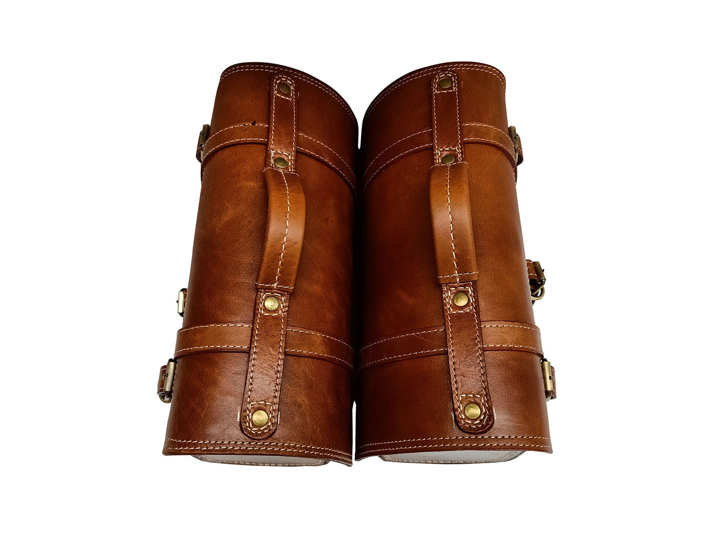 For Royal Enfield Goan Classic 350 Genuine Leather Pannier Bags & Mounting D20