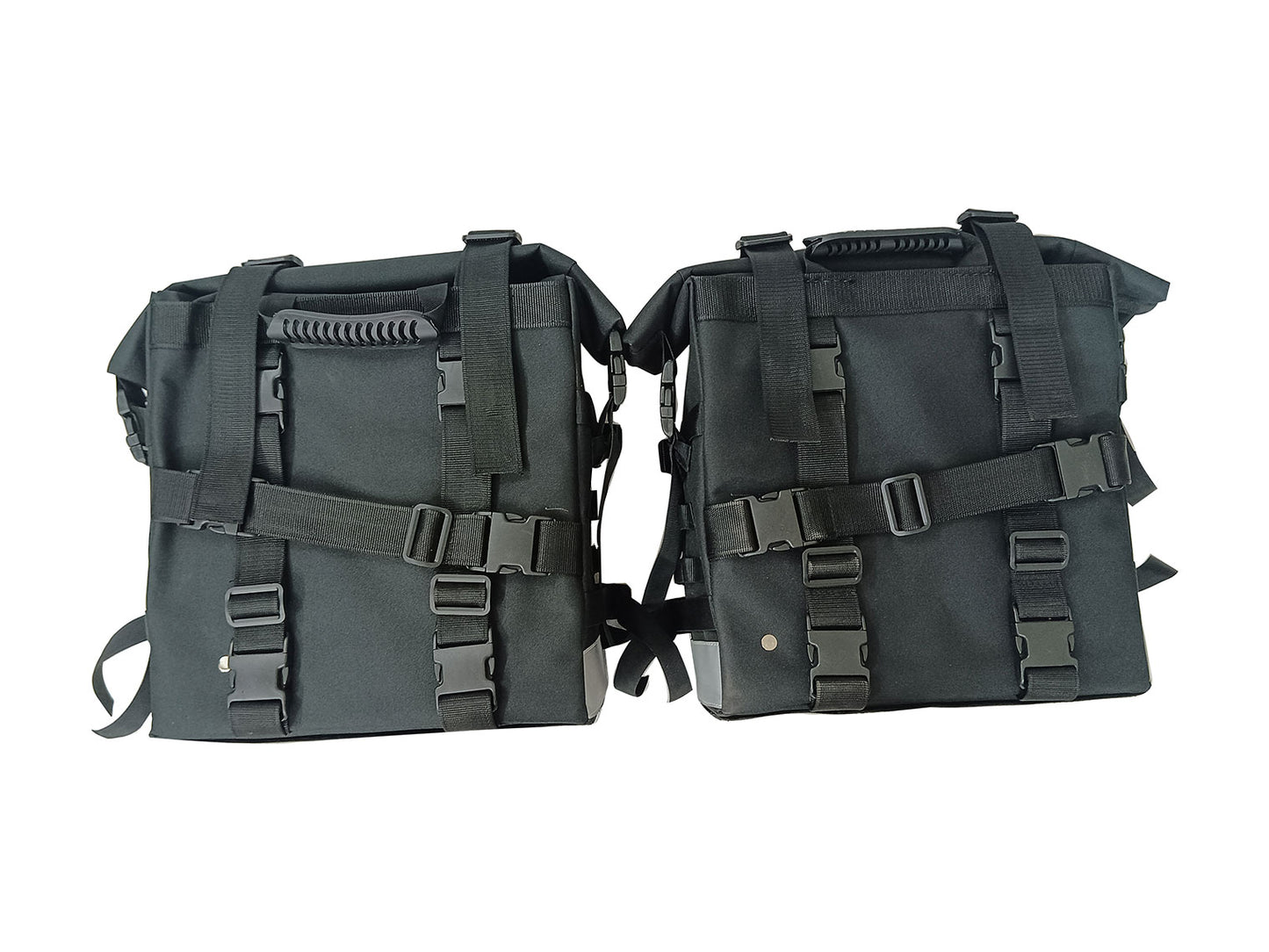 For Royal Enfield Goan Classic 350 Canvas Pannier Bags With Mounting D24