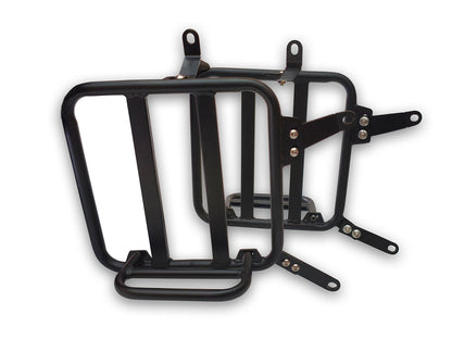 For Royal Enfield Goan Classic 350 Canvas Pannier Bags With Mounting D24