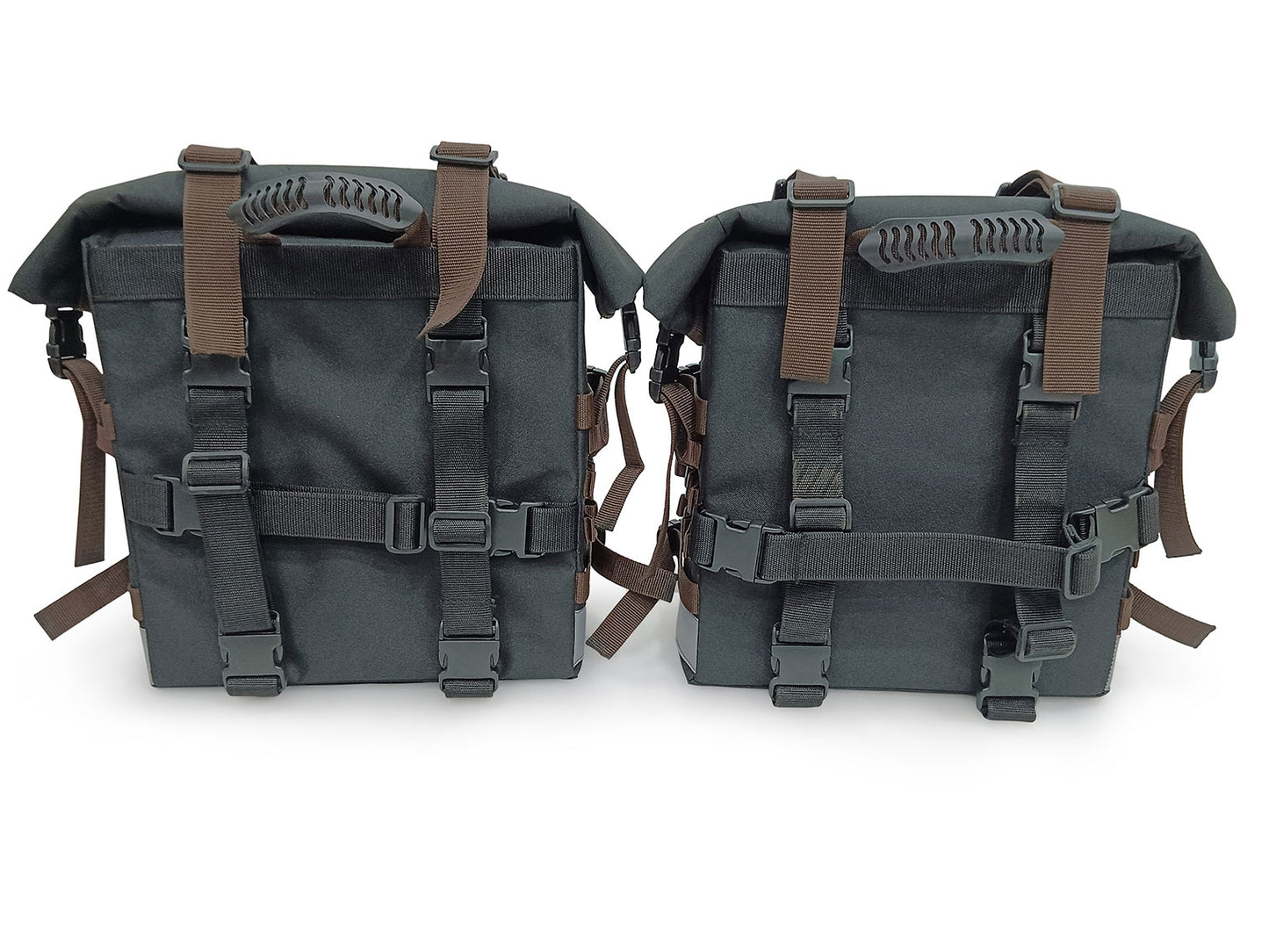 For Royal Enfield Goan Classic 350 Canvas Pannier Bags With Mounting D25