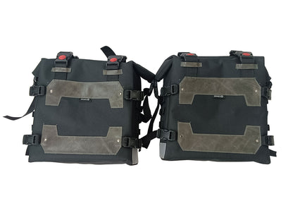 For Royal Enfield Goan Classic 350 Canvas Pannier Bags With Mounting D26