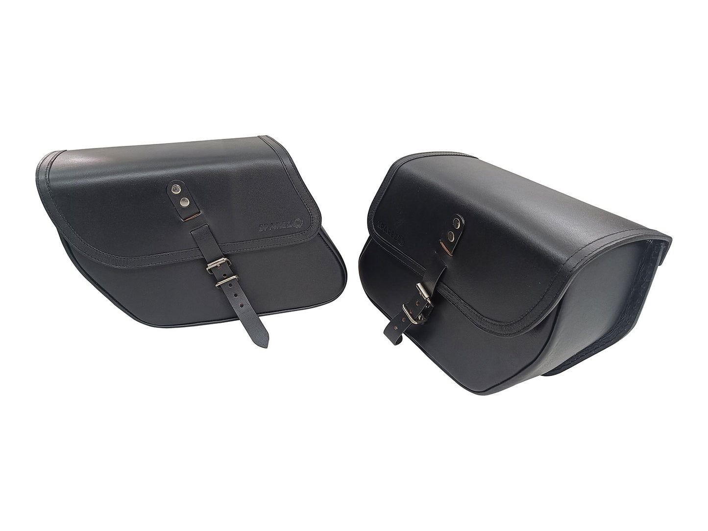 For Royal Enfield Goan Classic 350 Pannier Bags Black Color With Saddle Stay