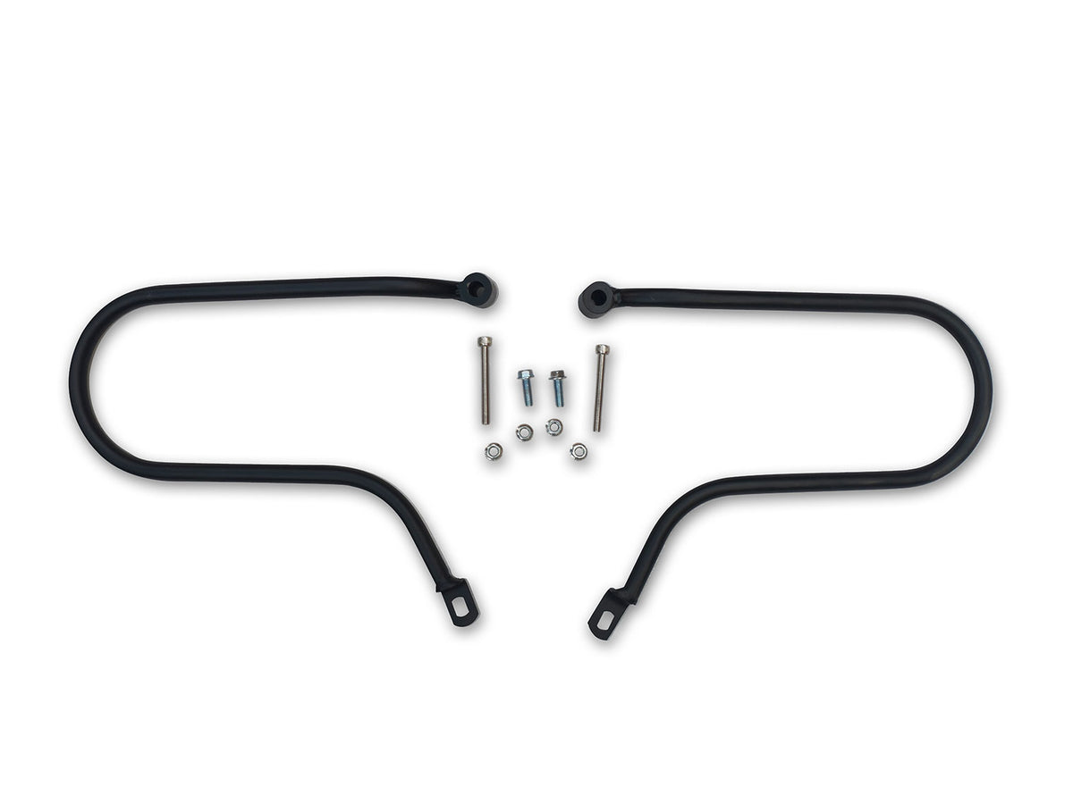 For Royal Enfield New Bullet 350 Pannier Mounting Rails Black