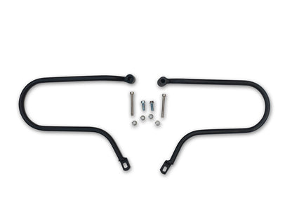 For Royal Enfield New Bullet 350 Pannier Mounting Rails Black