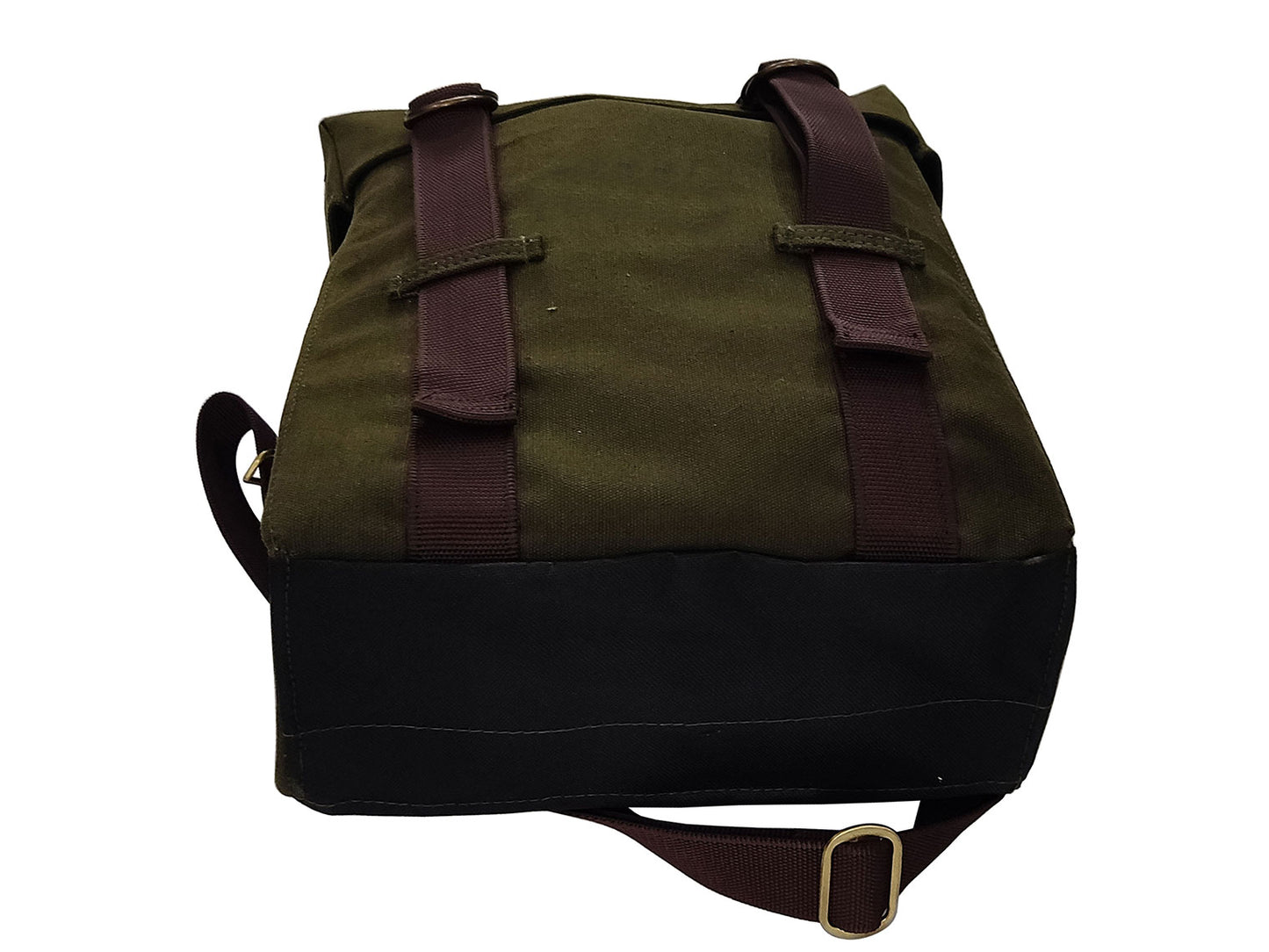 For Royal Enfield New Bullet 350 Military Pannier Bags Olive Color & Mounting