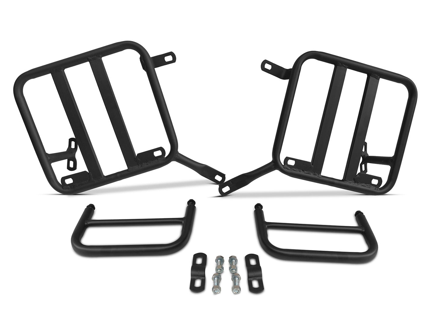 For Royal Enfield New Bullet 350 Leather Pannier Bags With Mounting D6