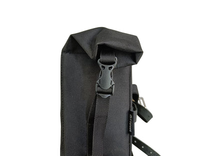 For Royal Enfield New Bullet 350 Canvas & Leather Pannier Bags With Mounting D12