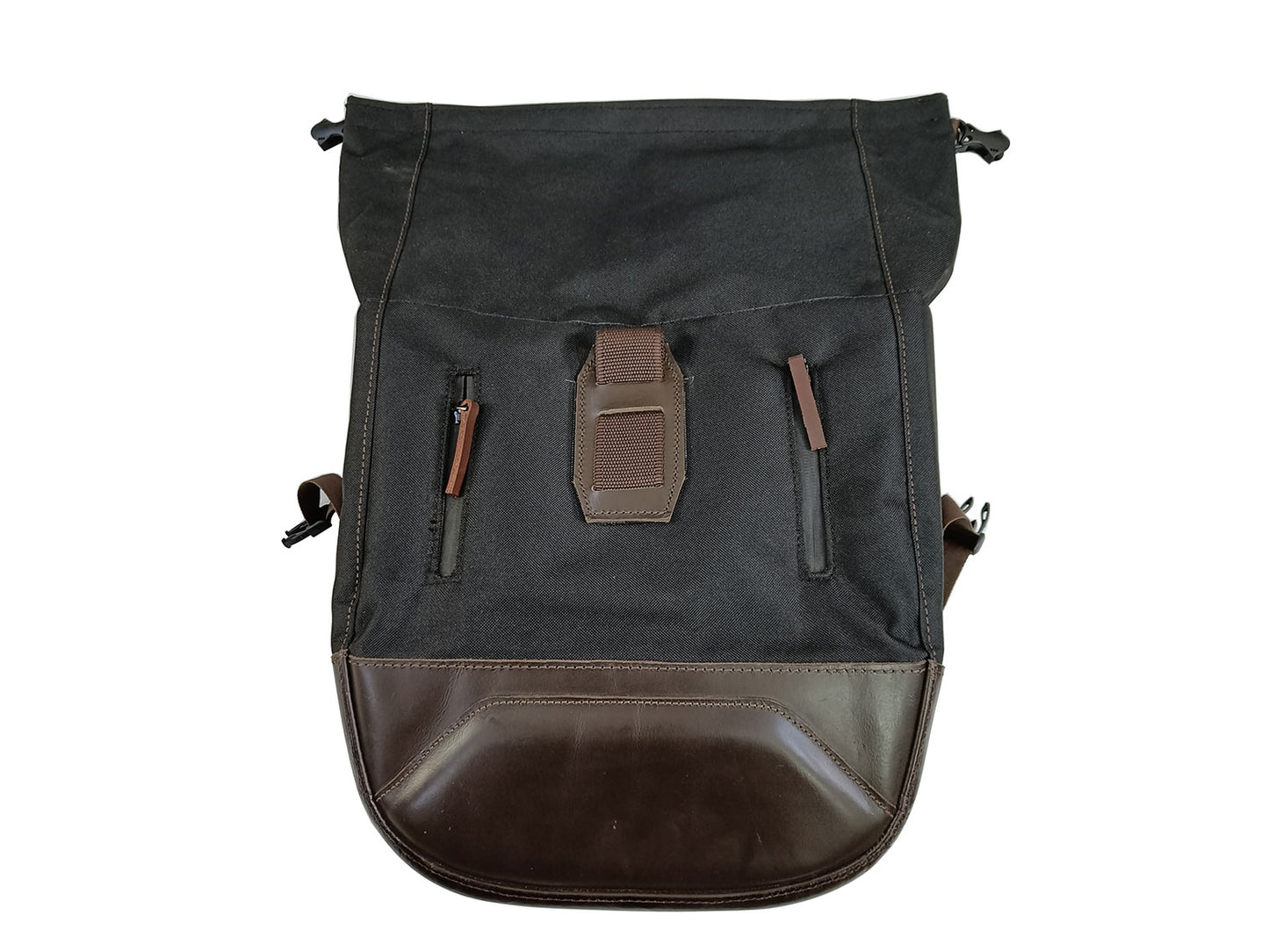 For Royal Enfield New Bullet 350 Canvas & Leather Pannier Bags With Mounting D13