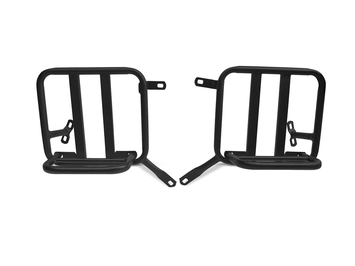 For Royal Enfield New Bullet 350 Leather Pannier Bags With Mounting D15