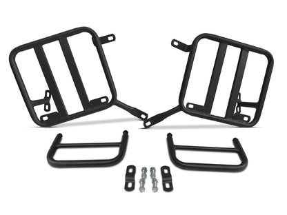 For Royal Enfield New Bullet 350 Leather Pannier Bags With Mounting D15