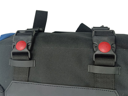For Royal Enfield New Bullet 350 Canvas Pannier Bags With Mounting D17