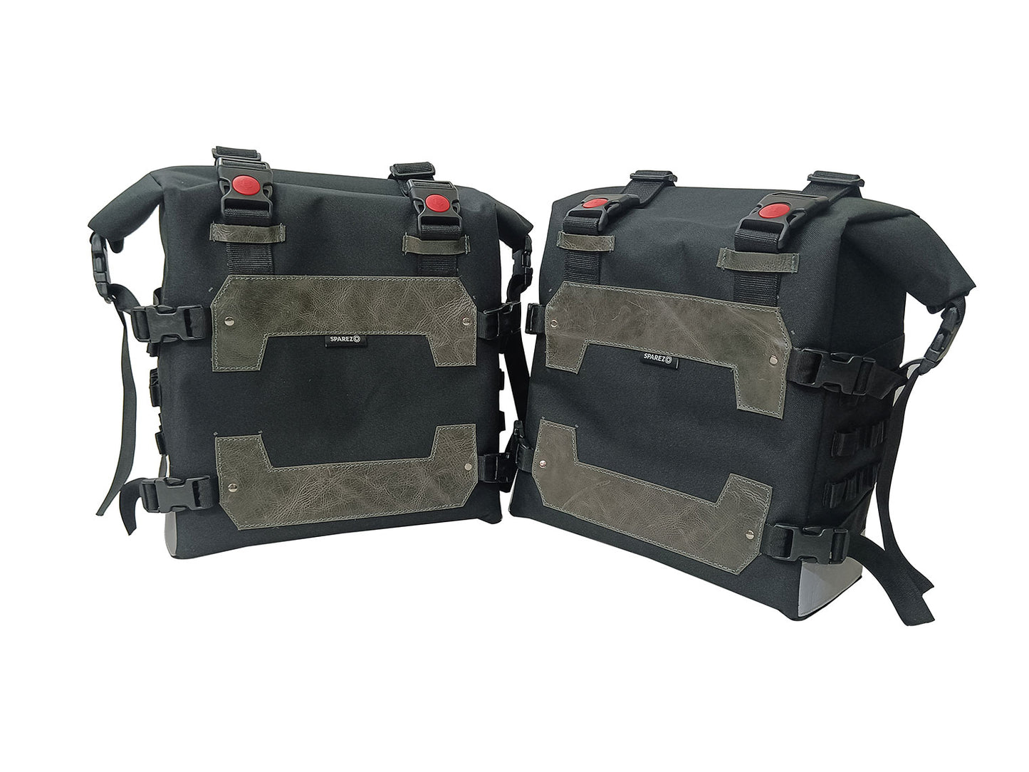 For Royal Enfield New Bullet 350 Canvas Pannier Bags With Mounting D18