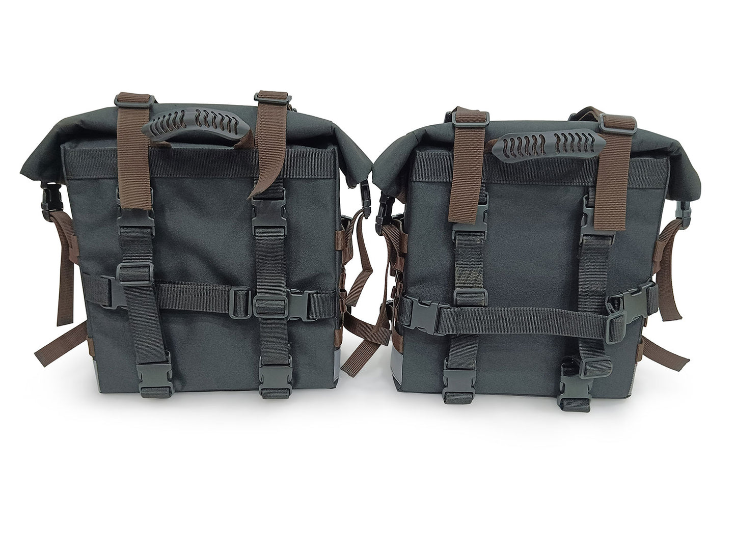 For Royal Enfield New Bullet 350 Canvas Pannier Bags With Mounting D20