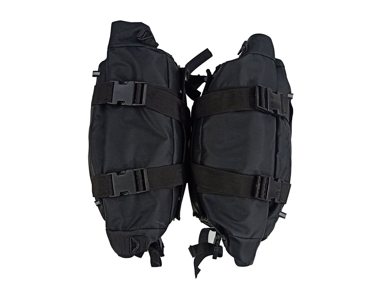 For Royal Enfield New Bullet 350 Canvas Pannier Bags With Mounting D21