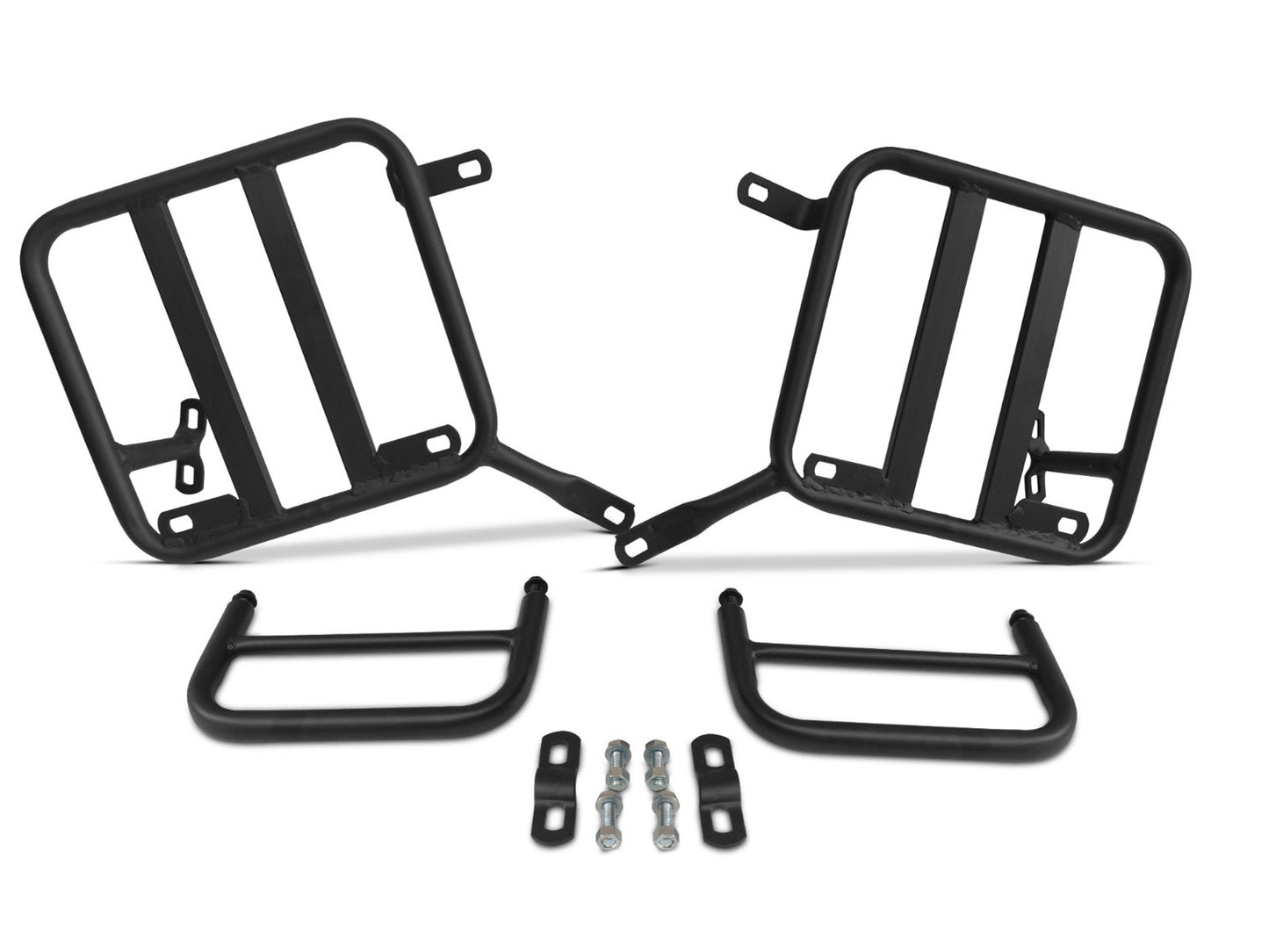 For Royal Enfield New Bullet 350 Genuine Leather Pannier Bags & Mounting D29