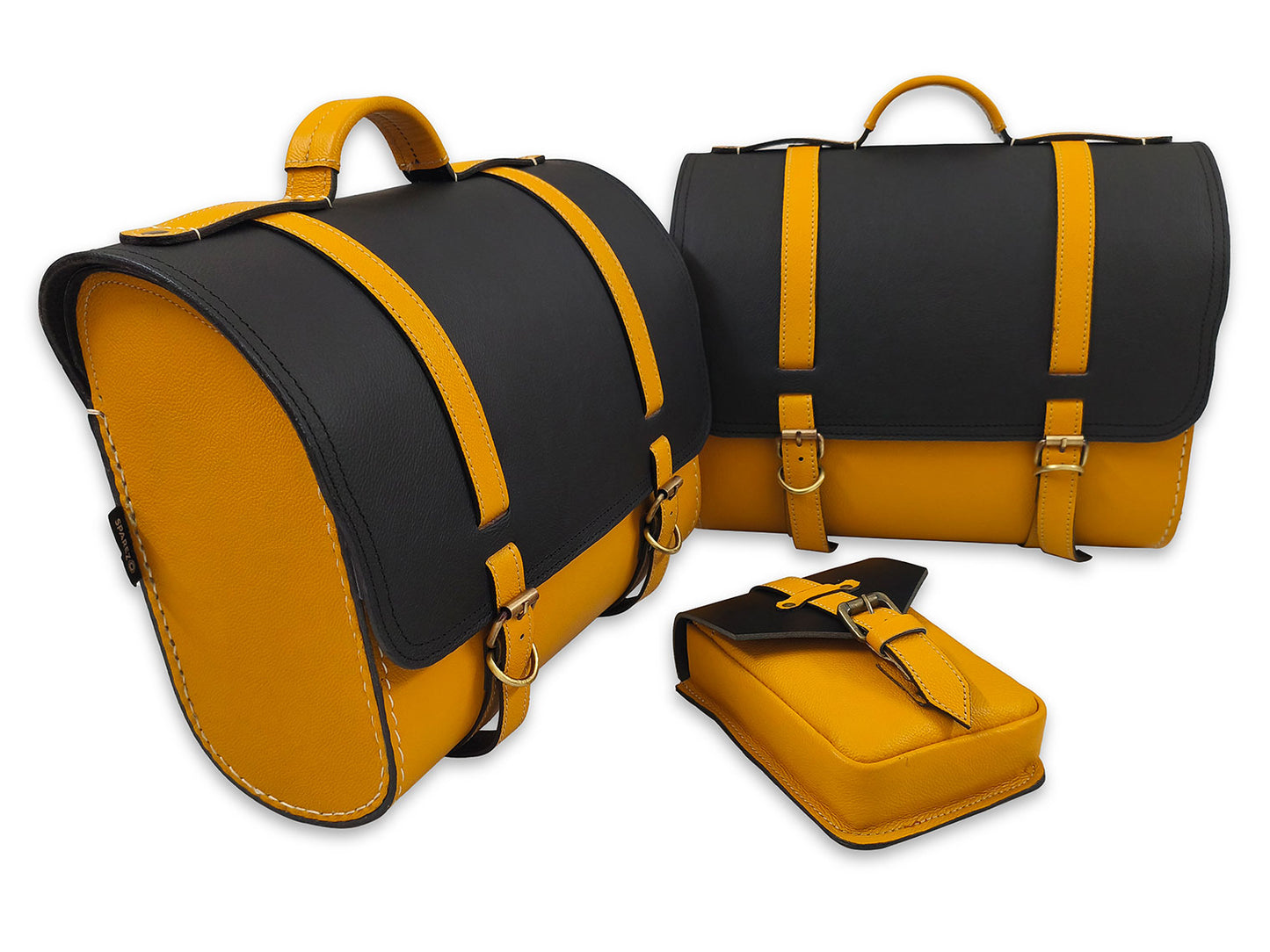 For Royal Enfield Bullet & Goan Classic 350 Pannier Bags And Tank Pouch D2