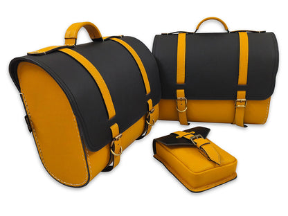 For Royal Enfield Bullet & Goan Classic 350 Pannier Bags And Tank Pouch D2
