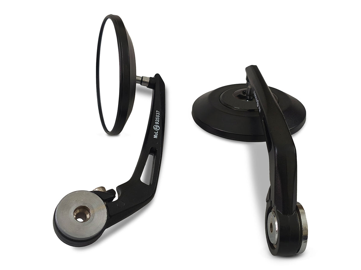 For Royal Enfield Classic Reborn & Meteor 350 Bar End Mirror Black D1
