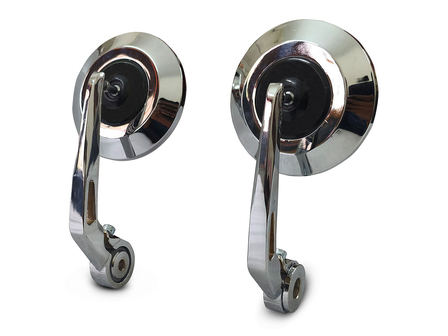 For Royal Enfield Classic Reborn & Meteor 350 Bar End Mirror Chrome D2