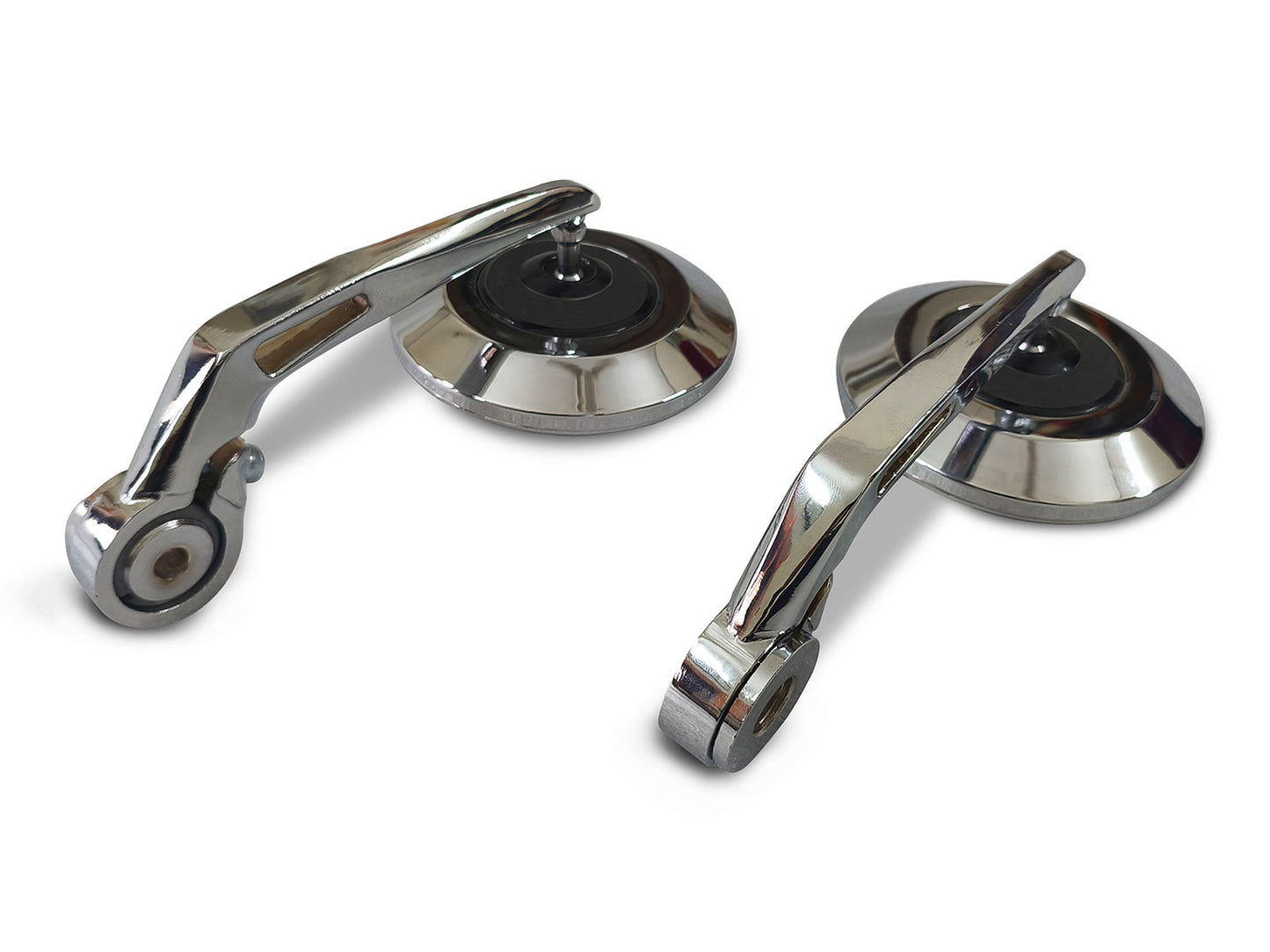 For Royal Enfield Classic Reborn & Meteor 350 Bar End Mirror Chrome D2