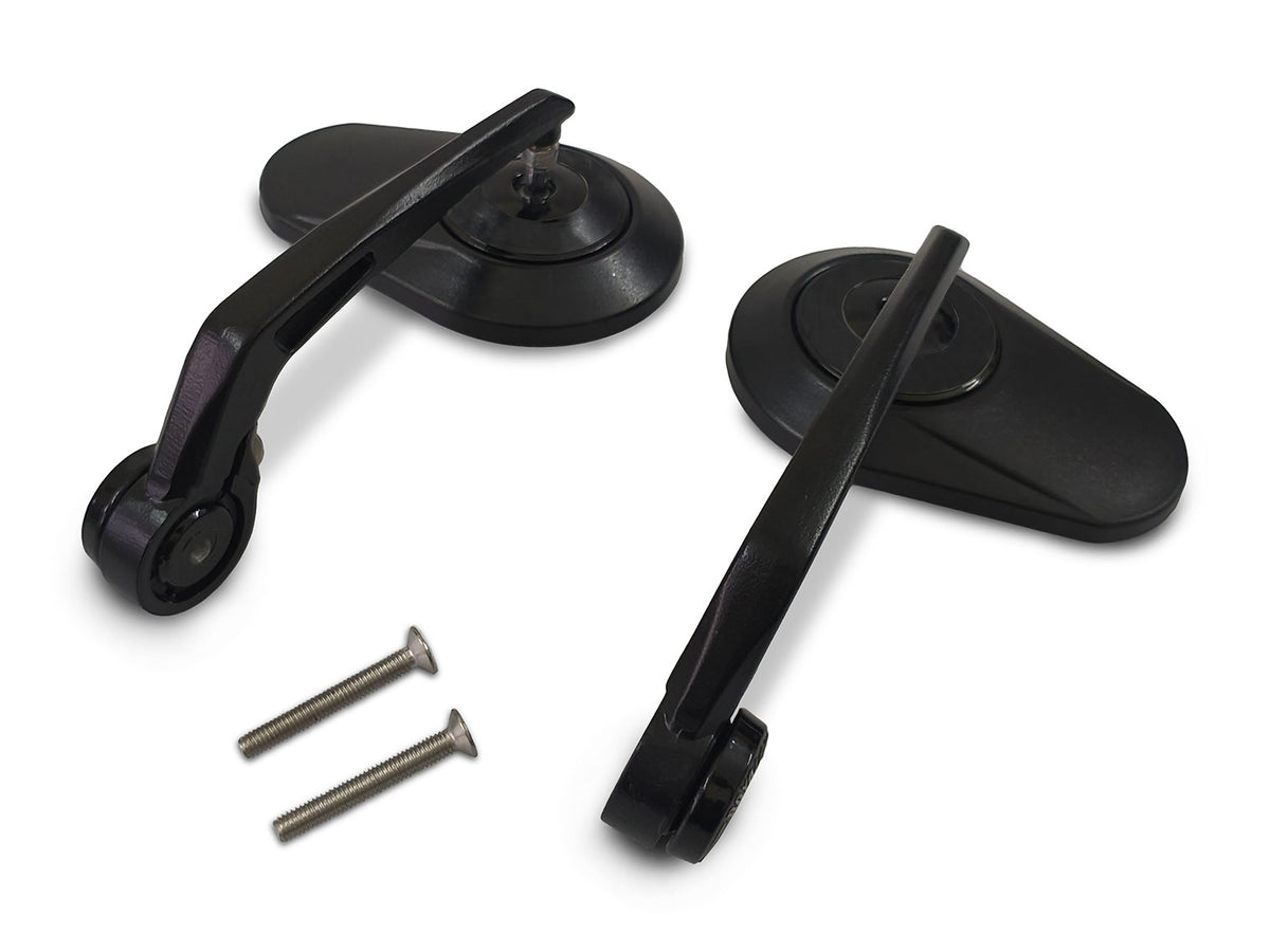 For Royal Enfield Classic Reborn & Meteor 350 Bar End Mirror Black D3