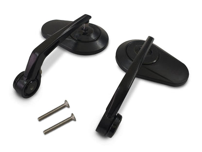 For Royal Enfield Classic Reborn & Meteor 350 Bar End Mirror Black D3
