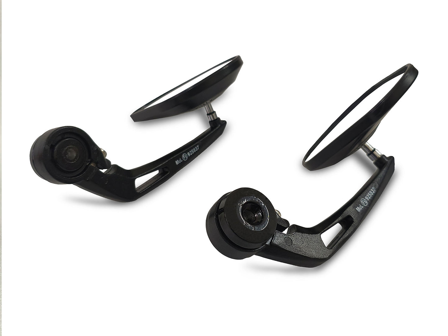 For Royal Enfield Classic Reborn & Meteor 350 Bar End Mirror Black D3