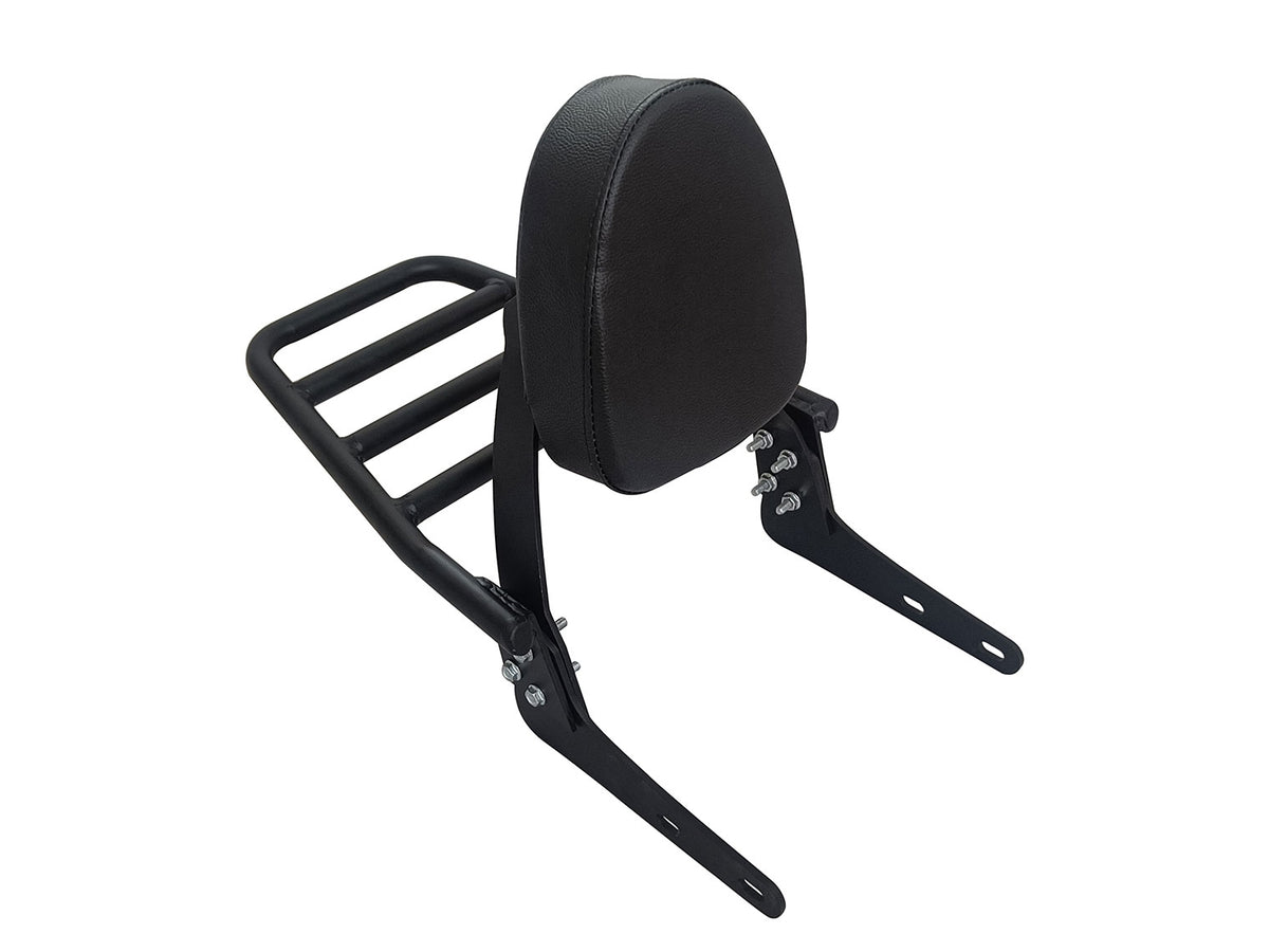 For Royal Enfield Classic Reborn 350 Black Rear Luggage Rack with Backrest