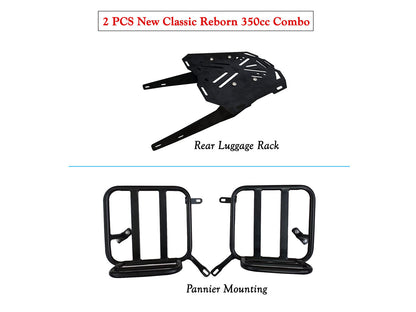 Fit For Royal Enfield Classic Reborn 350 Pannier Mounting & Rear Luggage Rack