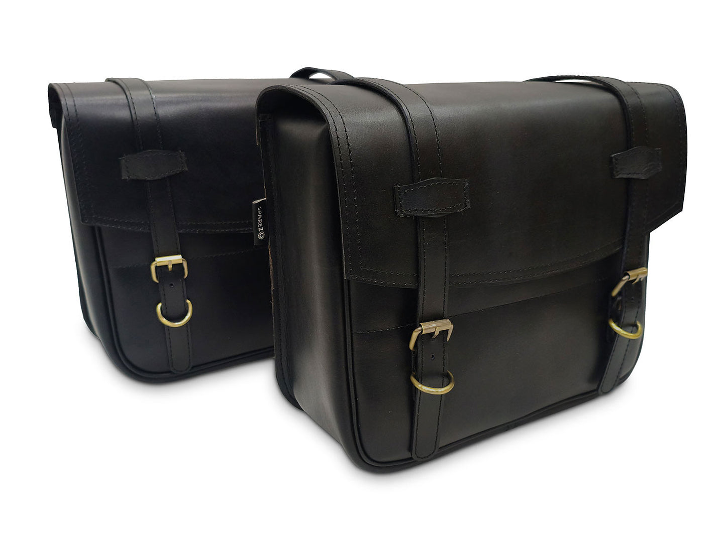 For Royal Enfield Classic Reborn 350 Genuine Leather Pannier Bags And Mounting D7