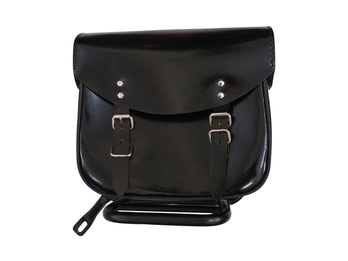 For Royal Enfield Classic Reborn 350 Genuine Leather Pannier Bags And Mounting D8