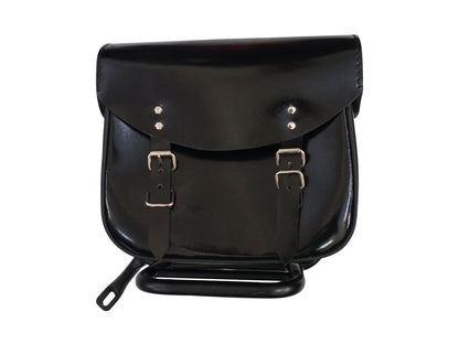 For Royal Enfield Classic Reborn 350 Genuine Leather Pannier Bags And Mounting D8