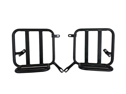For Royal Enfield Classic Reborn 350 Genuine Leather Pannier Bags And Mounting D8