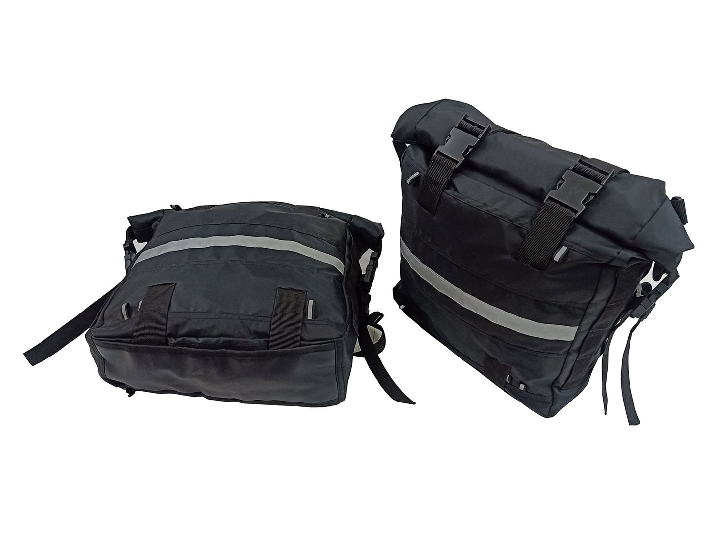 For Royal Enfield Classic Reborn 350 Canvas Pannier Bags And Mounting D9