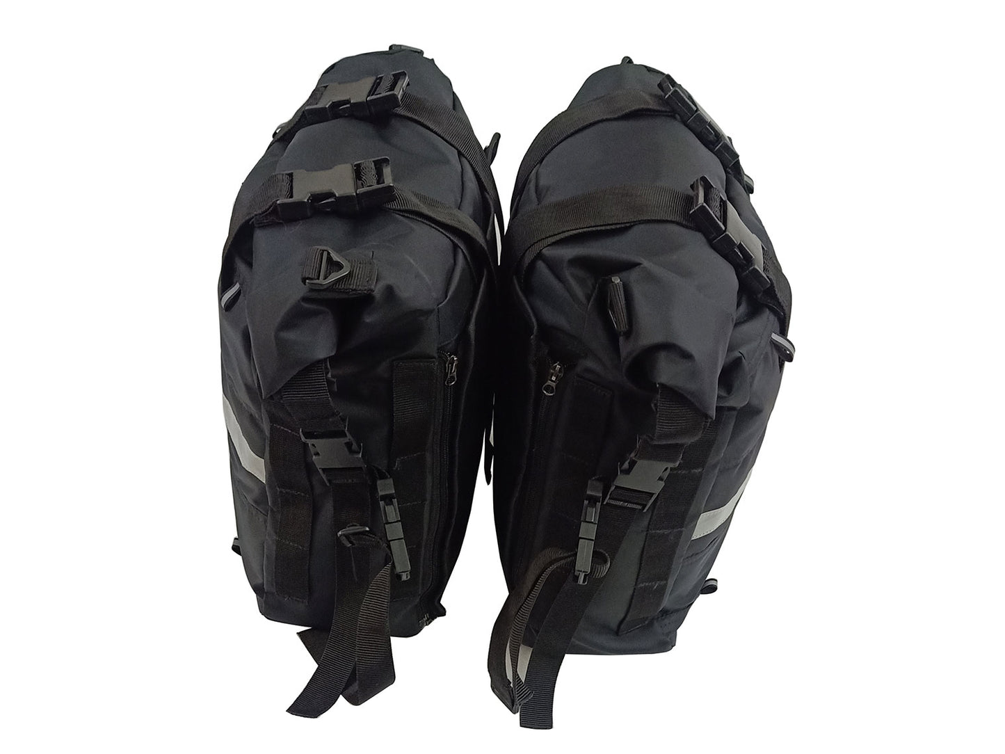 For Royal Enfield Classic Reborn 350 Canvas Pannier Bags And Mounting D9